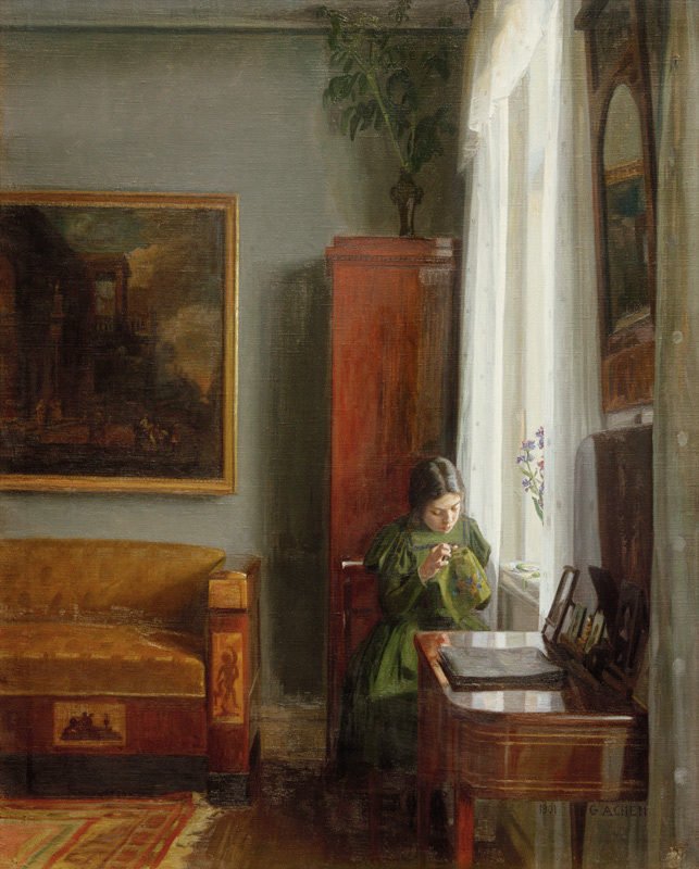 A corner of the living room