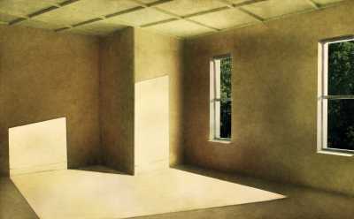 Reconstruction of Edward Hopper, Sun in an Empty Room (1963)