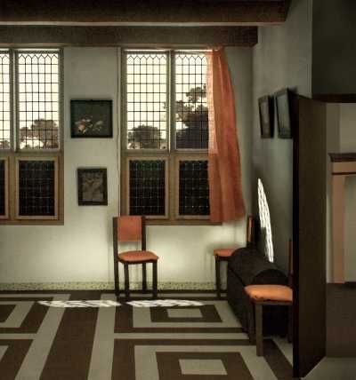 Reconstruction of Pieter Janssens Elinga, Room in a Dutch House (1668-1972)