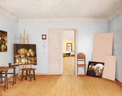 Deconstruction of Ivan Khrutsky, The Rooms of Ivan Khrutsky’s Estate (1855)