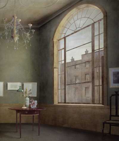 Reconstruction of William Orpen, Window in London Street (1901)