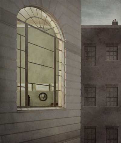 Deconstruction of William Orpen, Window in London Street (1901)