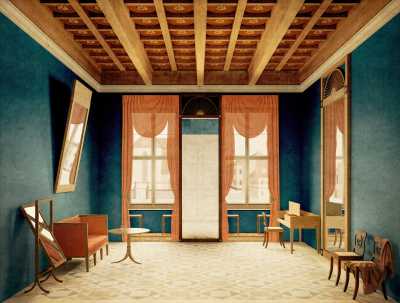 Reconstruction of Johann Erdmann Hummel, Sitting Room in Berlin (c. 1820)