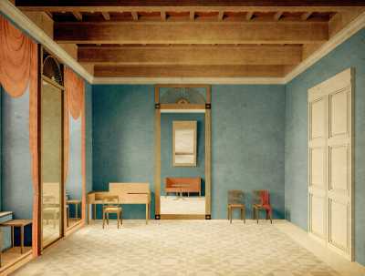 Deconstruction of Johann Erdmann Hummel, Sitting Room in Berlin (c. 1820)