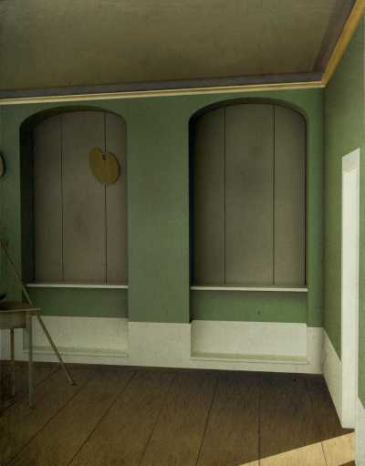 Deconstruction of Georg Friedrich Kersting Caspar, Caspar David Friedrich in his Studio (1811)