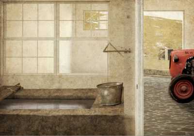 Deconstruction of Andrew Wyeth, Spring Grazing (1967)