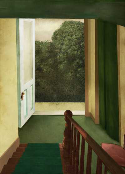 Reconstruction of Edward Hopper, Stairway (1949)