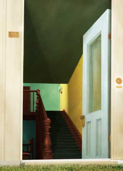 Deconstruction of Edward Hopper, Stairway (1949)