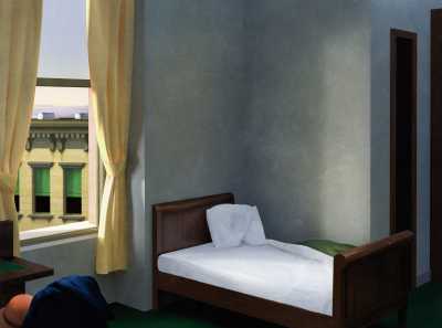 Reconstruction of Edward Hopper, Morning in a City (1944)
