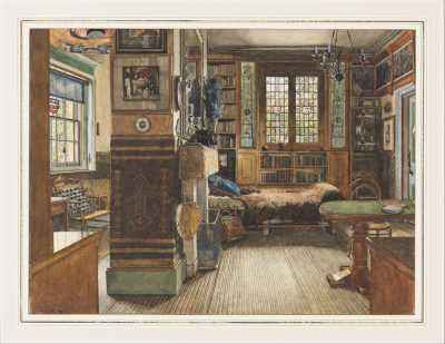 Sir Lawrence Alma-Tadema’s Library in Townshend House, London