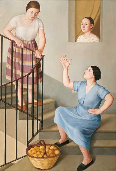 Women on the Stairs