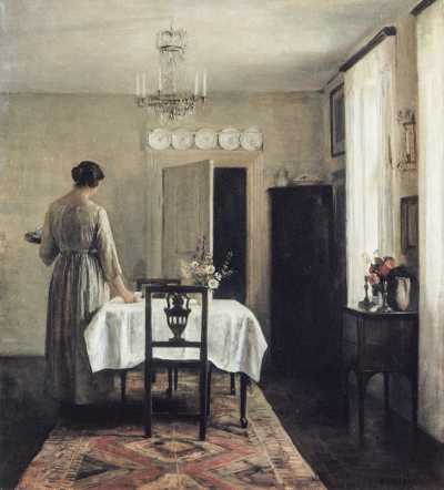 Artist’s Wife Setting the Table