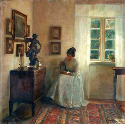 Interior with Reading Girl