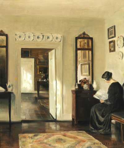 Interior with the Painter’s Wife Reading