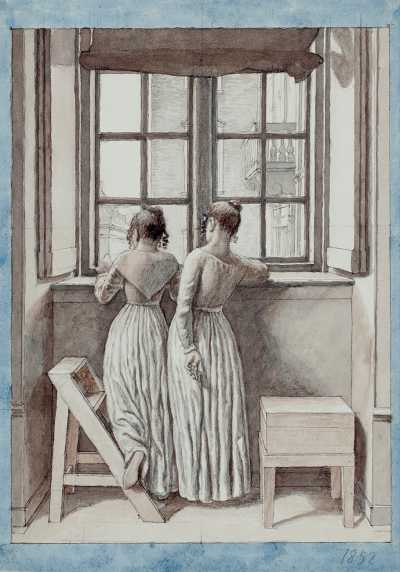 At a Window in the Artist’s Studio
