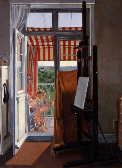 Room View with Easel