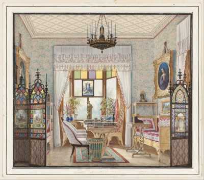 Empress Alexandra Feodorovna’s Sitting Room, Cottage Palace, Saint-Petersburg