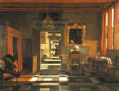 Interior with a Woman at a Clavichord