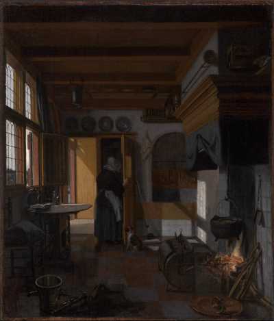 Kitchen interior of a Dutch House