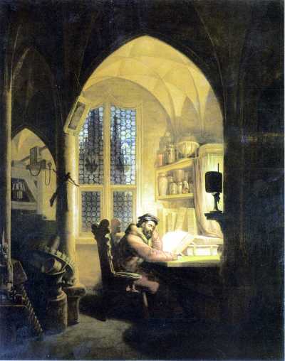 Faust in the Study Room