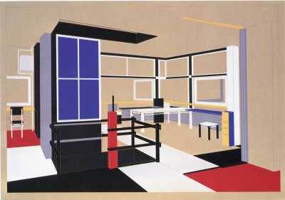 The Interior of The Rietveld Schroder House