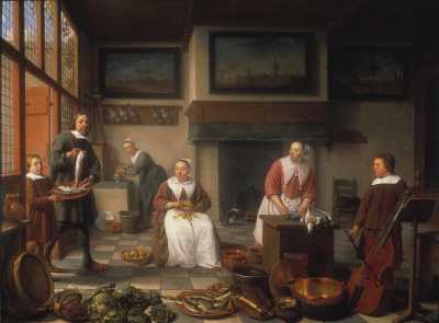 Group portrait of Jacob Bierens, Cornelia Haeck and their children