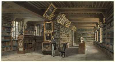 The Large Room of the Public Library at the College de Saint-Antoine in Geneva