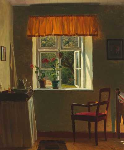 Interior with Open Window