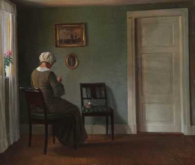 Interior with a Reading Lady by the Window