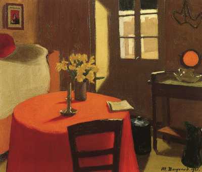 Interior with an Orange Table