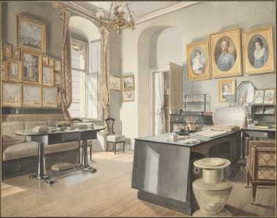 A Study Interior at Saint Pollen