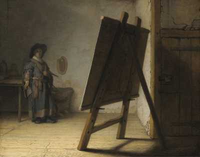 Painter in his Studio