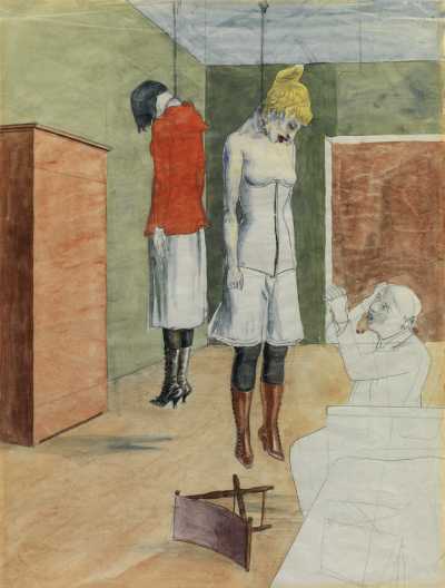 The Artist with Two Hanged Women