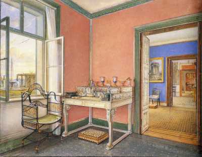 The Writing Desk of The Princess in The Charlottenhof Palace