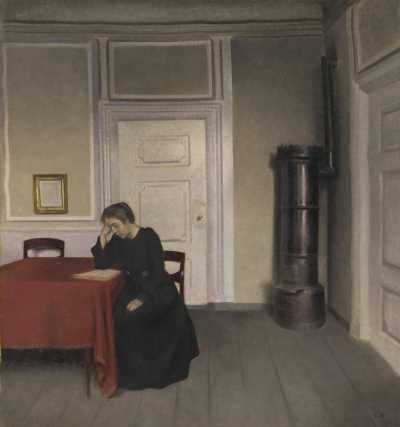 A Room in the Artist’s Home in Strandgade with the Artist’s Wife