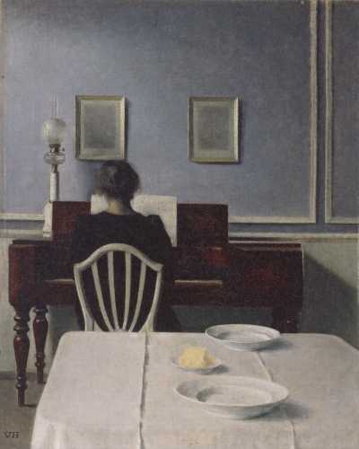 Interior with Woman at Piano, Strandgade 30