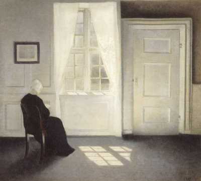 Woman Reading in the Sunlight